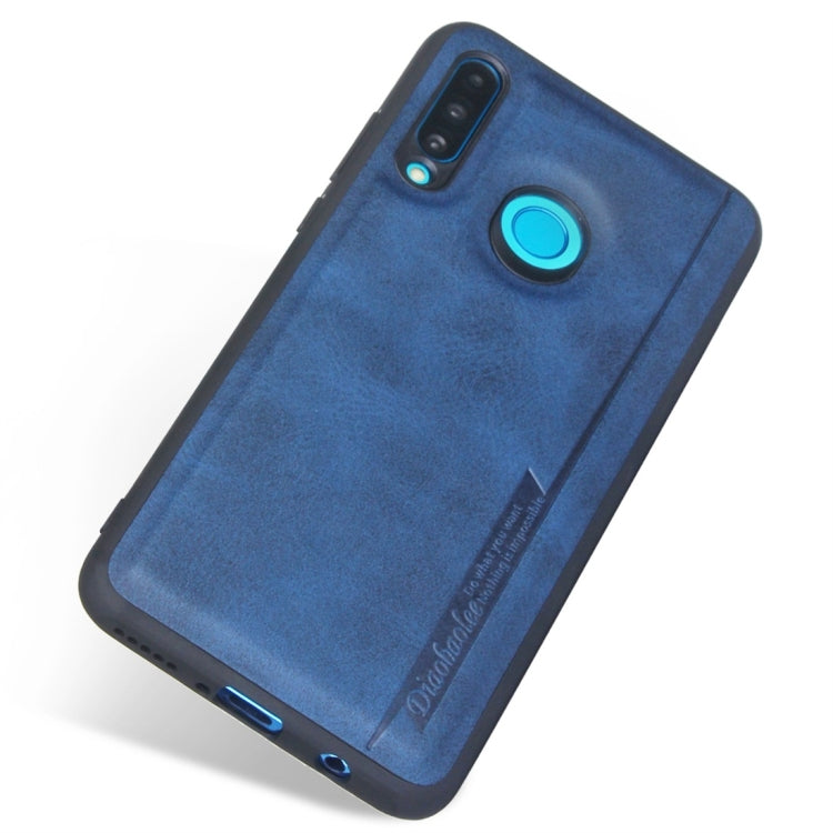 For Huawei P30 Lite / nova 4e Diaobaolee Shockproof PU + TPU Protective Case