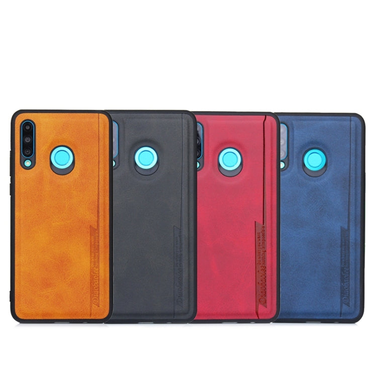 For Huawei P30 Lite / nova 4e Diaobaolee Shockproof PU + TPU Protective Case