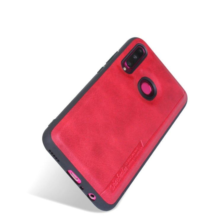 For Huawei P Smart+ (2019) Diaobaolee Shockproof PU + TPU Protective Case