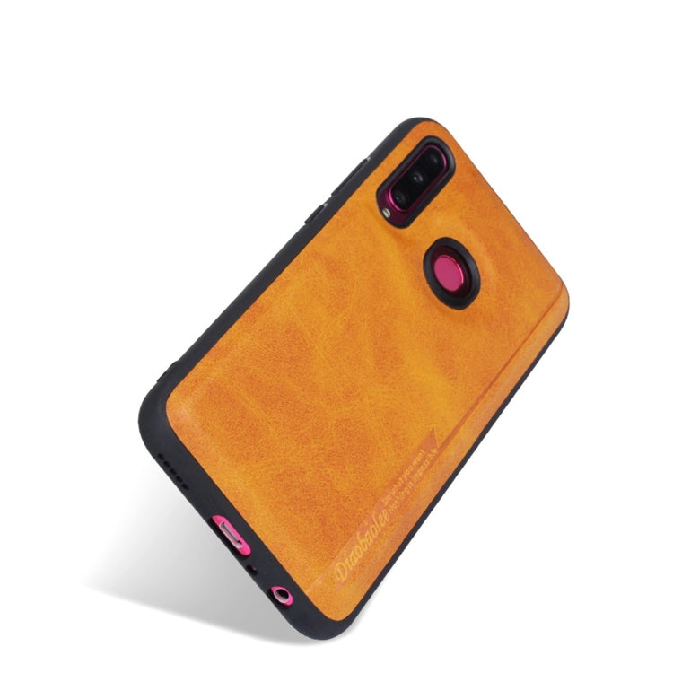 For Huawei P Smart+ (2019) Diaobaolee Shockproof PU + TPU Protective Case