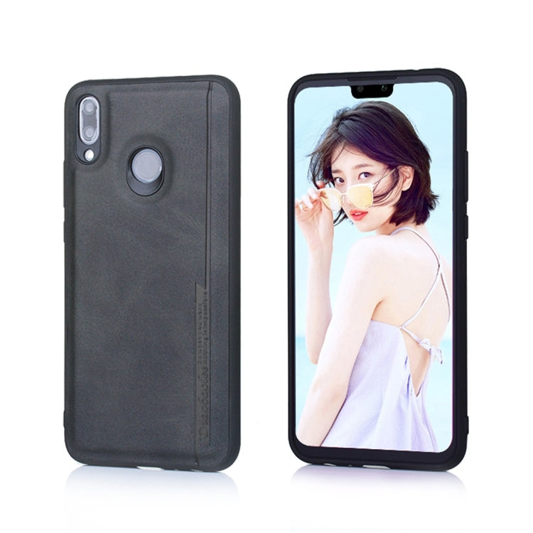 For Huawei Y9 (2019) Diaobaolee Shockproof PU + TPU Protective Case