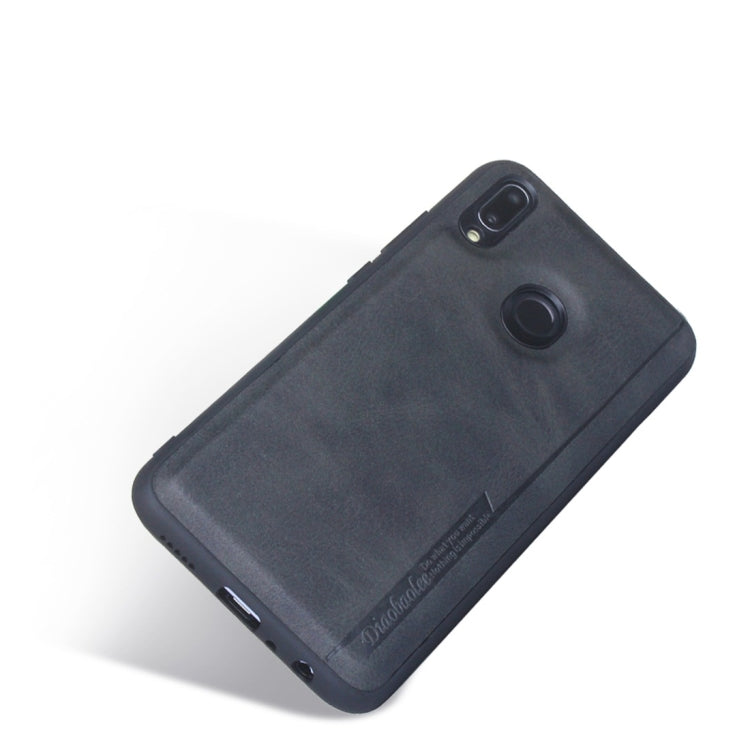 For Huawei Y9 (2019) Diaobaolee Shockproof PU + TPU Protective Case
