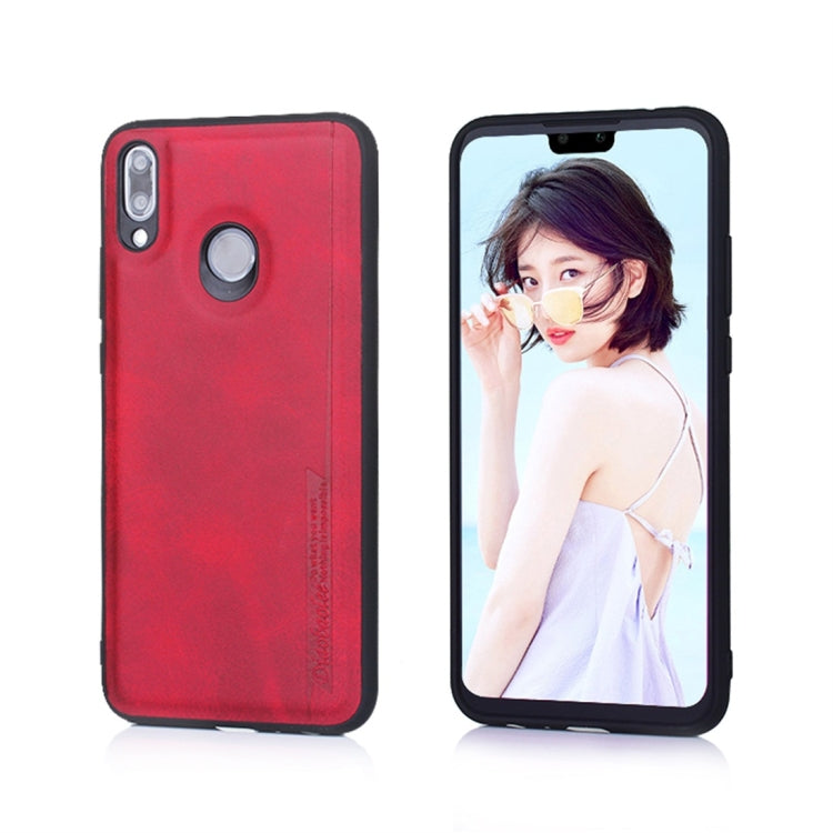 For Huawei Y9 (2019) Diaobaolee Shockproof PU + TPU Protective Case