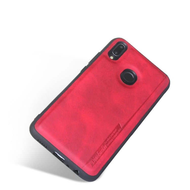 For Huawei Y9 (2019) Diaobaolee Shockproof PU + TPU Protective Case