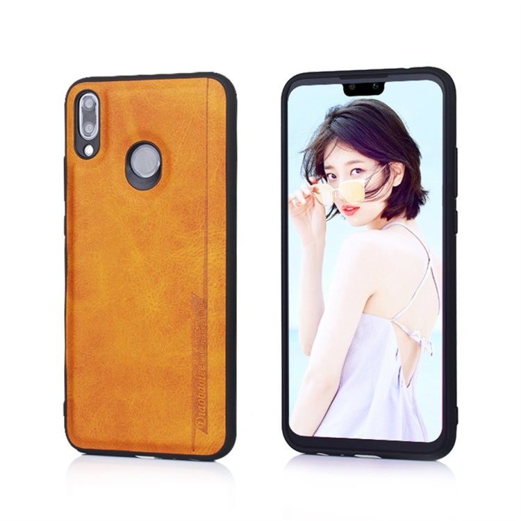 For Huawei Y9 (2019) Diaobaolee Shockproof PU + TPU Protective Case