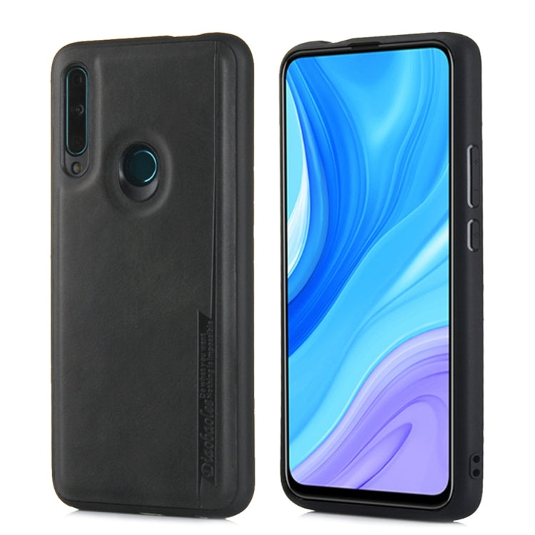 For Huawei Enjoy 10 Plus Diaobaolee Shockproof PU + TPU Protective Case