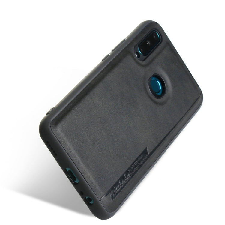 For Huawei Enjoy 10 Plus Diaobaolee Shockproof PU + TPU Protective Case