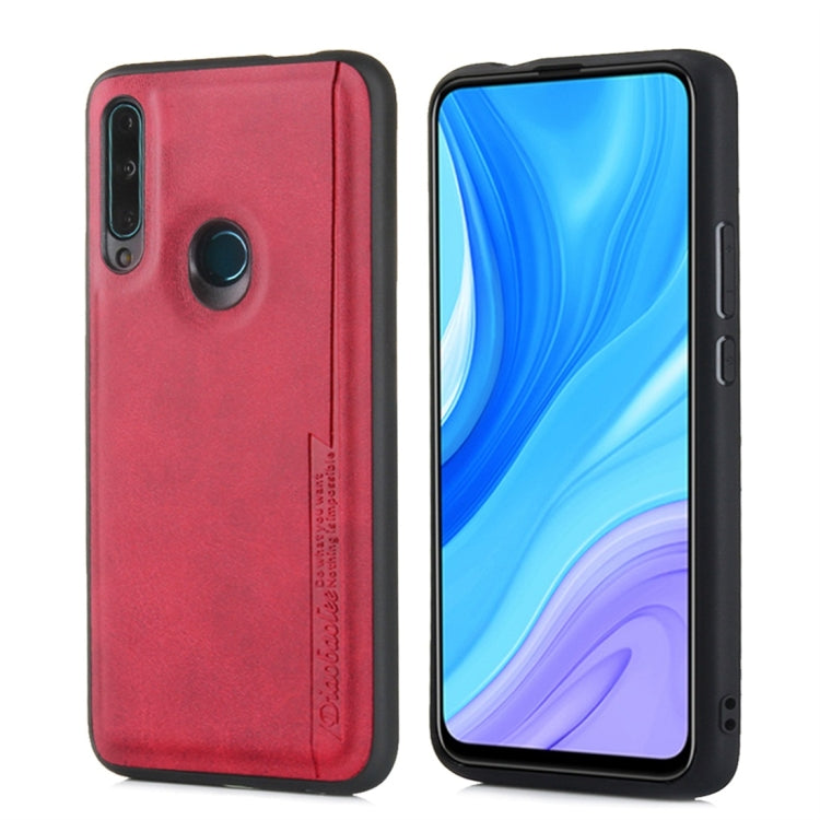 For Huawei Enjoy 10 Plus Diaobaolee Shockproof PU + TPU Protective Case