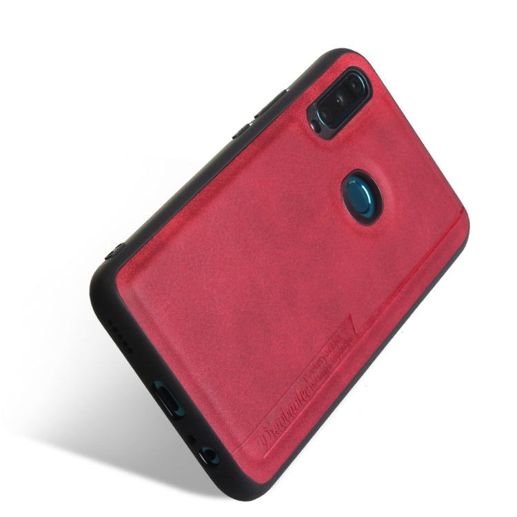 For Huawei Enjoy 10 Plus Diaobaolee Shockproof PU + TPU Protective Case