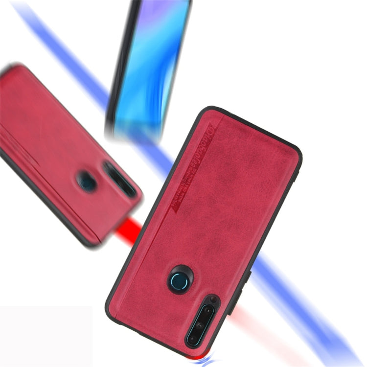 For Huawei Enjoy 10 Plus Diaobaolee Shockproof PU + TPU Protective Case
