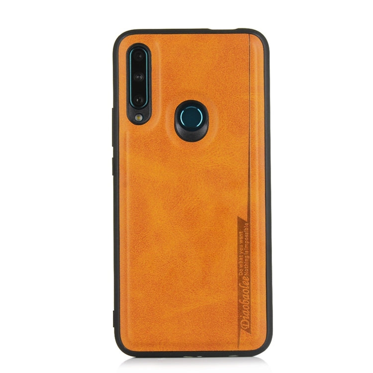 For Huawei Enjoy 10 Plus Diaobaolee Shockproof PU + TPU Protective Case