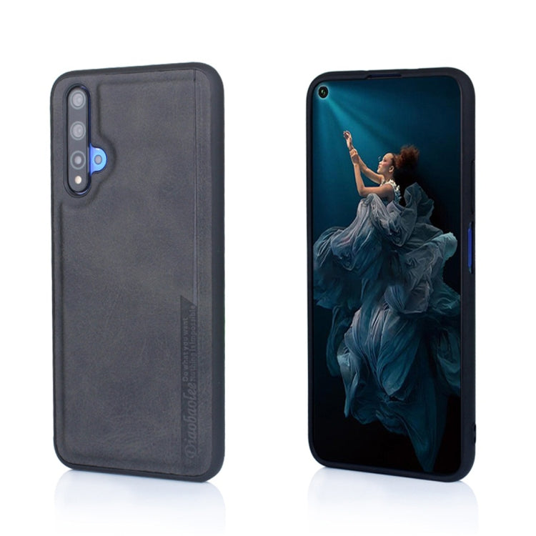 For Huawei Honor 20 Diaobaolee Shockproof PU + TPU Protective Case