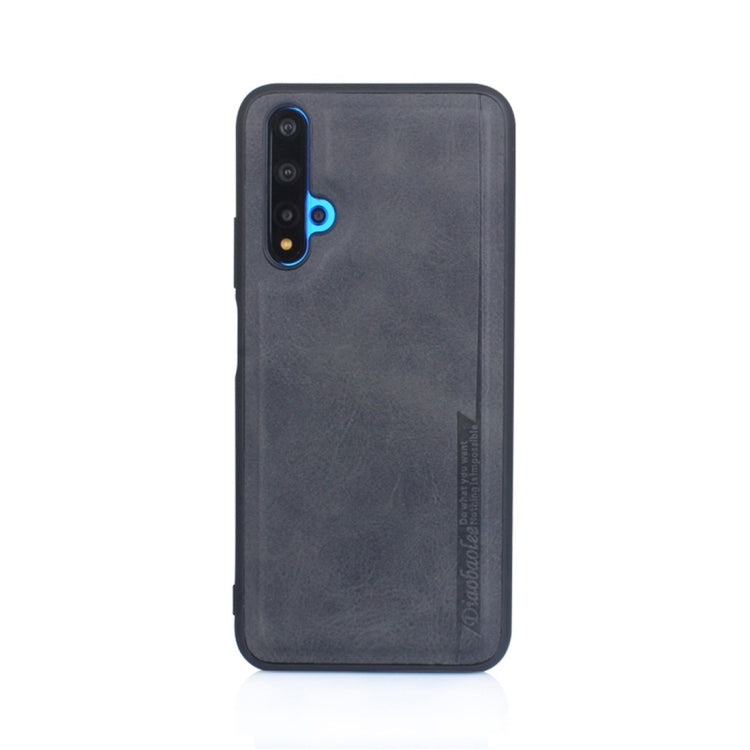 For Huawei Honor 20 Diaobaolee Shockproof PU + TPU Protective Case
