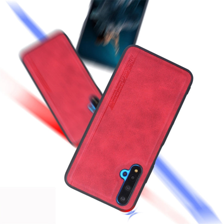For Huawei Honor 20 Diaobaolee Shockproof PU + TPU Protective Case