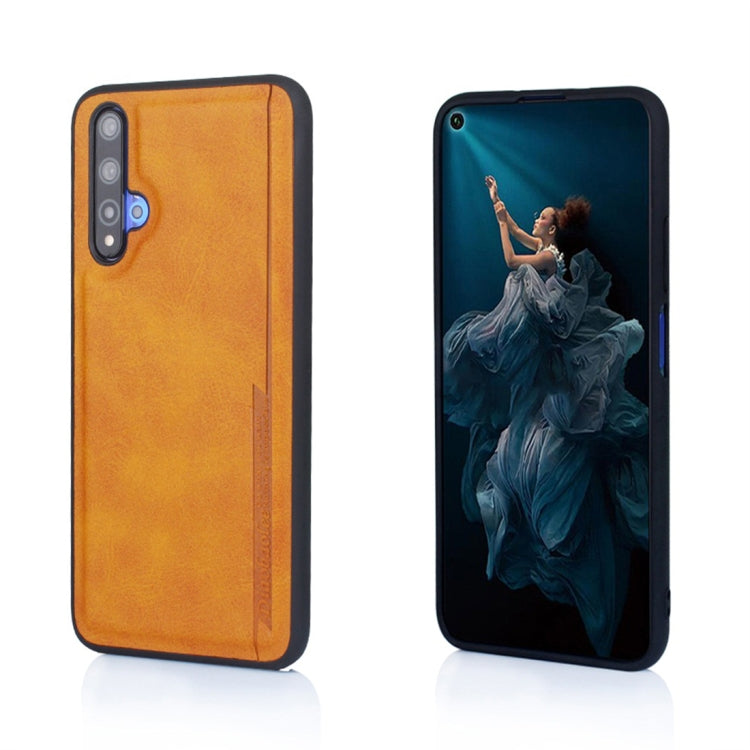 For Huawei Honor 20 Diaobaolee Shockproof PU + TPU Protective Case