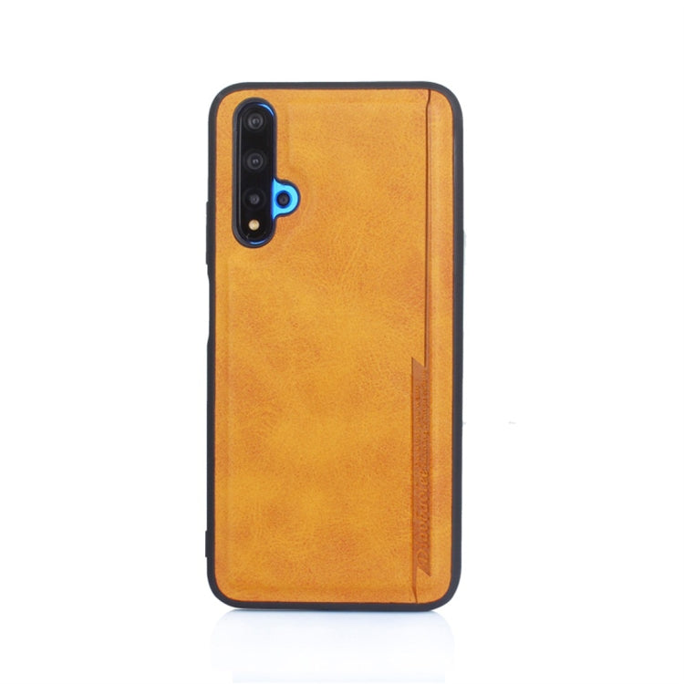 For Huawei Honor 20 Diaobaolee Shockproof PU + TPU Protective Case