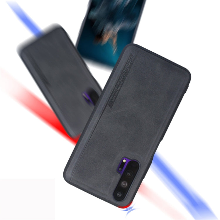 For Huawei Honor 20 Pro Diaobaolee Shockproof PU + TPU Protective Case