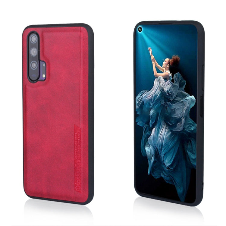 For Huawei Honor 20 Pro Diaobaolee Shockproof PU + TPU Protective Case