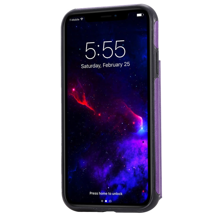 For iPhone 11 Solid Color Double Buckle Zipper Shockproof Protective Case