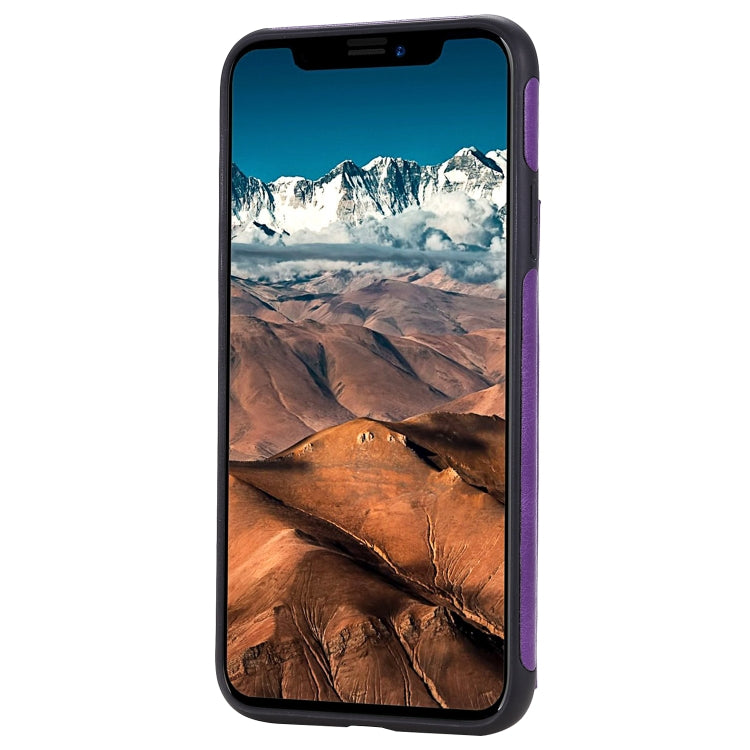 For iPhone 11 Pro Max Solid Color Double Buckle Zipper Shockproof Protective Case