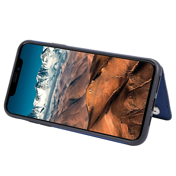 For iPhone 11 Pro Max Solid Color Double Buckle Zipper Shockproof Protective Case