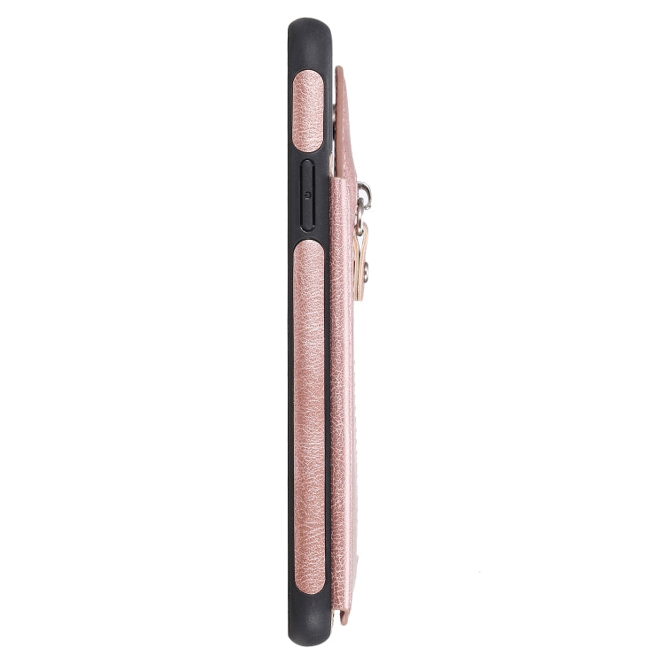 For iPhone 11 Pro Max Solid Color Double Buckle Zipper Shockproof Protective Case