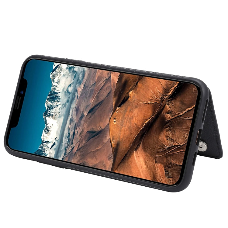 For iPhone 11 Pro Max Solid Color Double Buckle Zipper Shockproof Protective Case