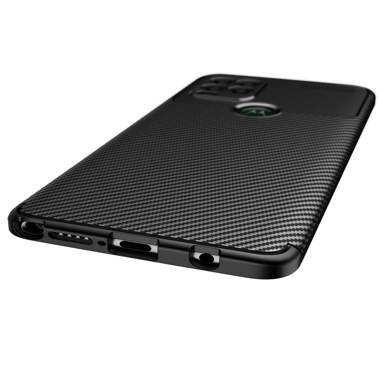 For Motorola Moto G Stylus 2021 5G Carbon Fiber Texture Shockproof TPU Case