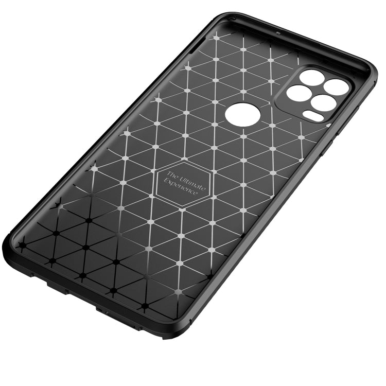 For Motorola Moto G Stylus 2021 5G Carbon Fiber Texture Shockproof TPU Case
