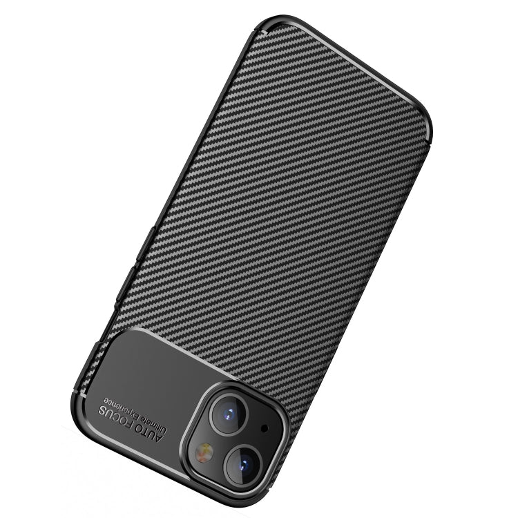 For iPhone 13 mini Carbon Fiber Texture Shockproof TPU Case