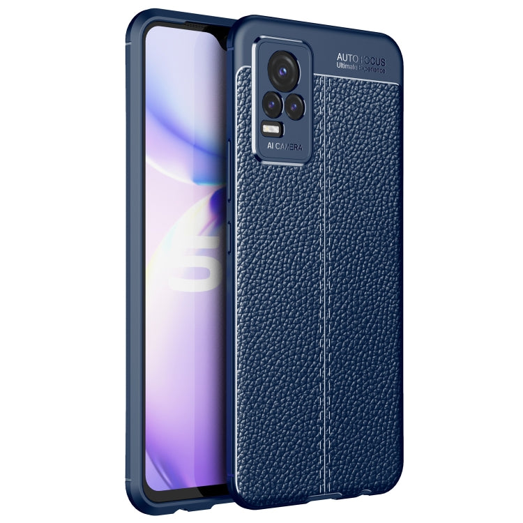 For vivo Y73 5G Litchi Texture TPU Shockproof Case