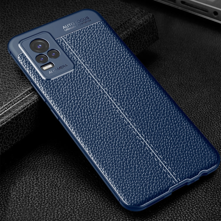 For vivo Y73 5G Litchi Texture TPU Shockproof Case