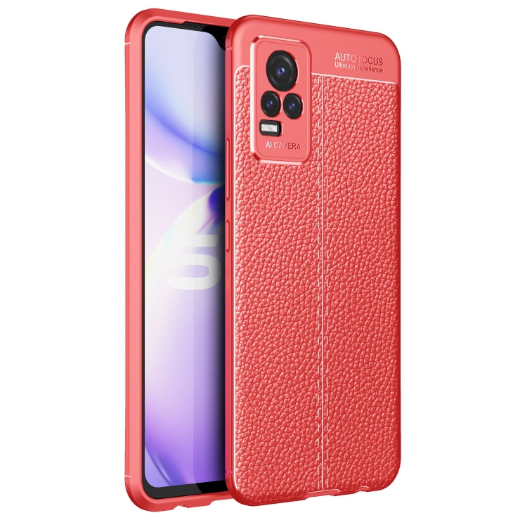 For vivo Y73 5G Litchi Texture TPU Shockproof Case