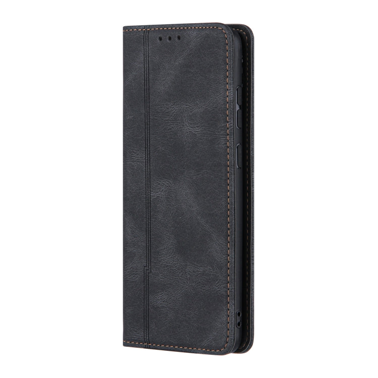 For Samsung Galaxy S20 Skin Feel Pressure Line Magnetic Horizontal Flip Leather Case with Holder & Card Slot & Wallet & Photo Frame