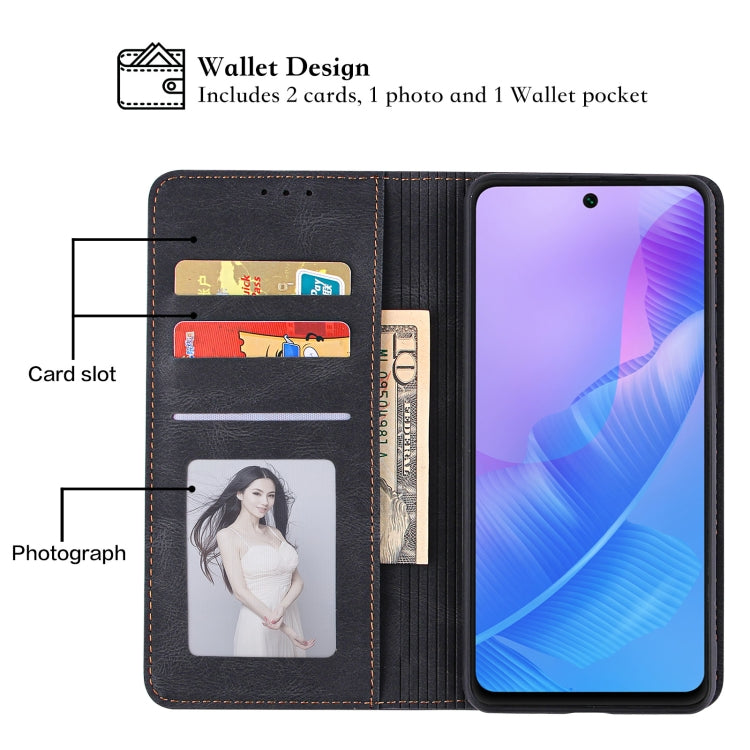 For Samsung Galaxy S20 FE Skin Feel Pressure Line Magnetic Horizontal Flip Leather Case with Holder & Card Slot & Wallet & Photo Frame