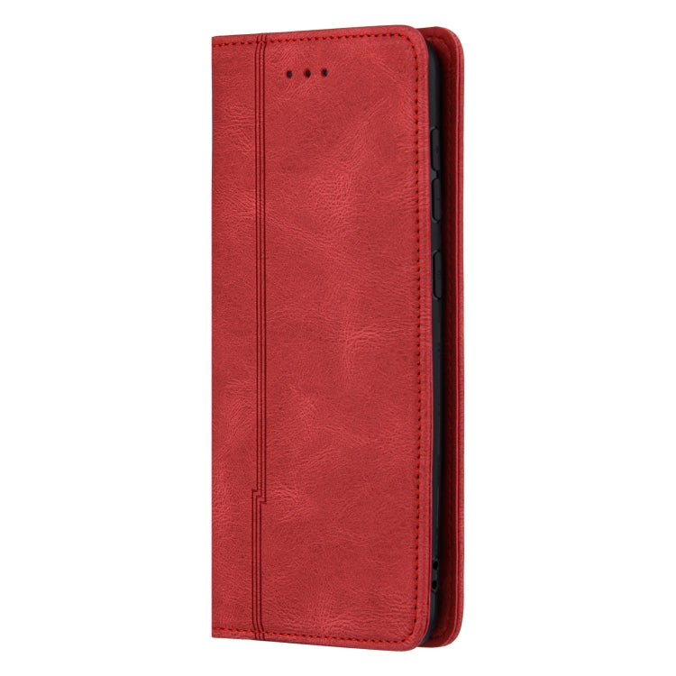 For Samsung Galaxy A50 / A30s / A50s Skin Feel Pressure Line Magnetic Horizontal Flip Leather Case with Holder & Card Slot & Wallet & Photo Frame