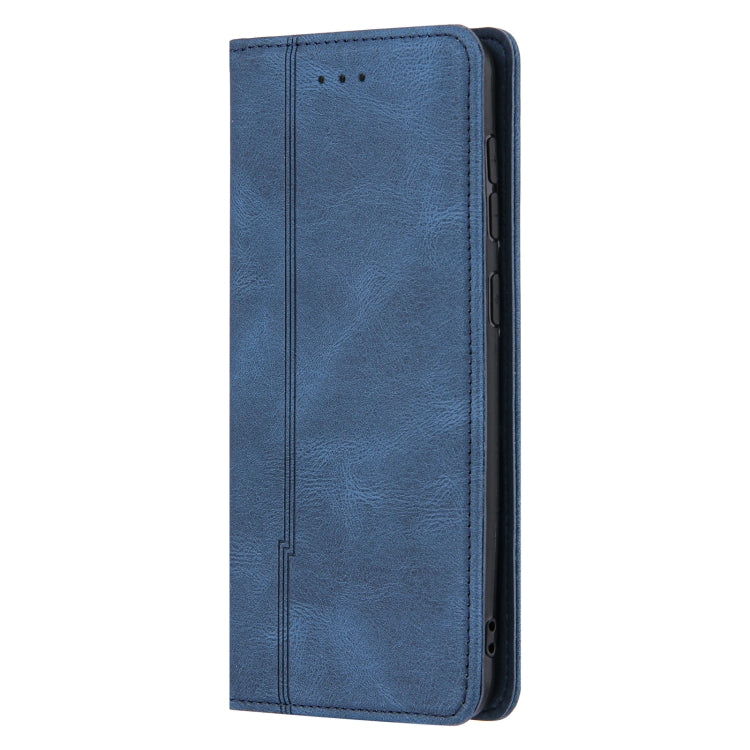 For Samsung Galaxy A50 / A30s / A50s Skin Feel Pressure Line Magnetic Horizontal Flip Leather Case with Holder & Card Slot & Wallet & Photo Frame