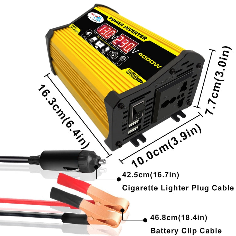 Legend II Generation 12V to 110V 4000W Car Power Inverter