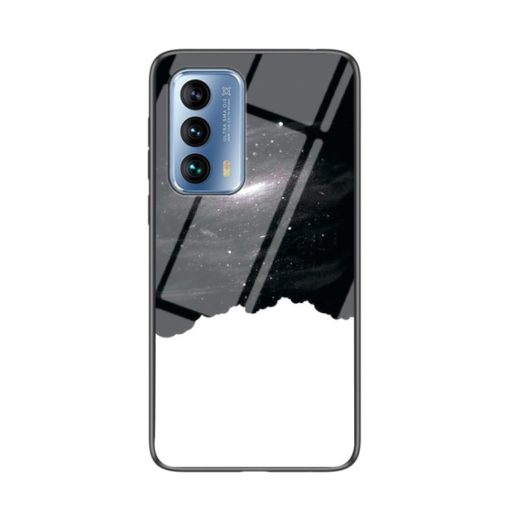 For Meizu 18 Starry Sky Painted Tempered Glass TPU Shockproof Protective Case