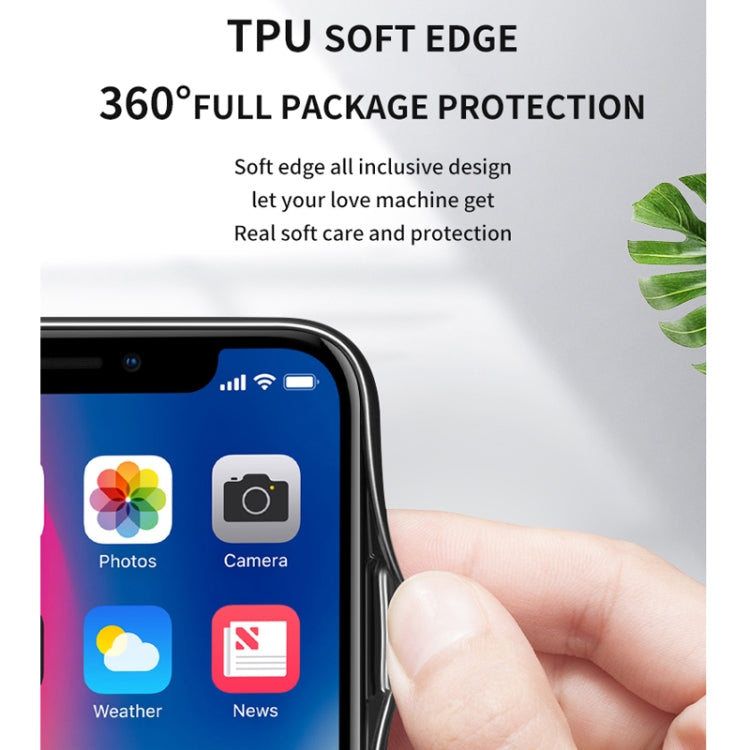 For Google Pixel 4 Starry Sky Painted Tempered Glass TPU Shockproof Protective Case