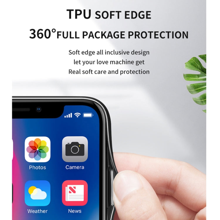 For Google Pixel 4 XL Starry Sky Painted Tempered Glass TPU Shockproof Protective Case