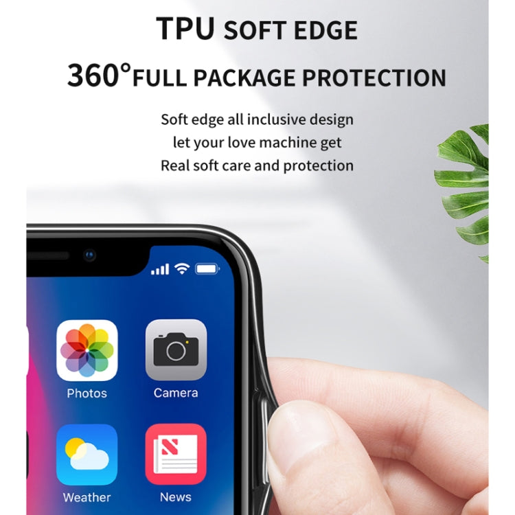For Google Pixel 5 XL Starry Sky Painted Tempered Glass TPU Shockproof Protective Case