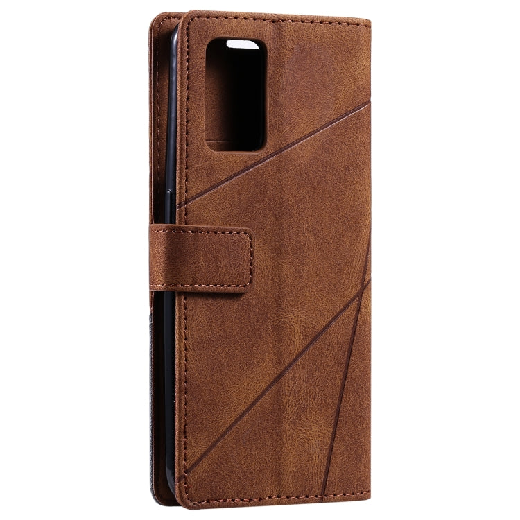For OPPO A74 4G / F19 Skin Feel Splicing Horizontal Flip Leather Case with Holder & Card Slots & Wallet & Photo Frame