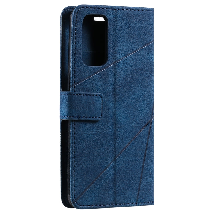 For OPPO Reno5 5G Skin Feel Splicing Horizontal Flip Leather Case with Holder & Card Slots & Wallet & Photo Frame