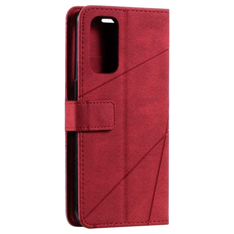 For OPPO Reno5 5G Skin Feel Splicing Horizontal Flip Leather Case with Holder & Card Slots & Wallet & Photo Frame