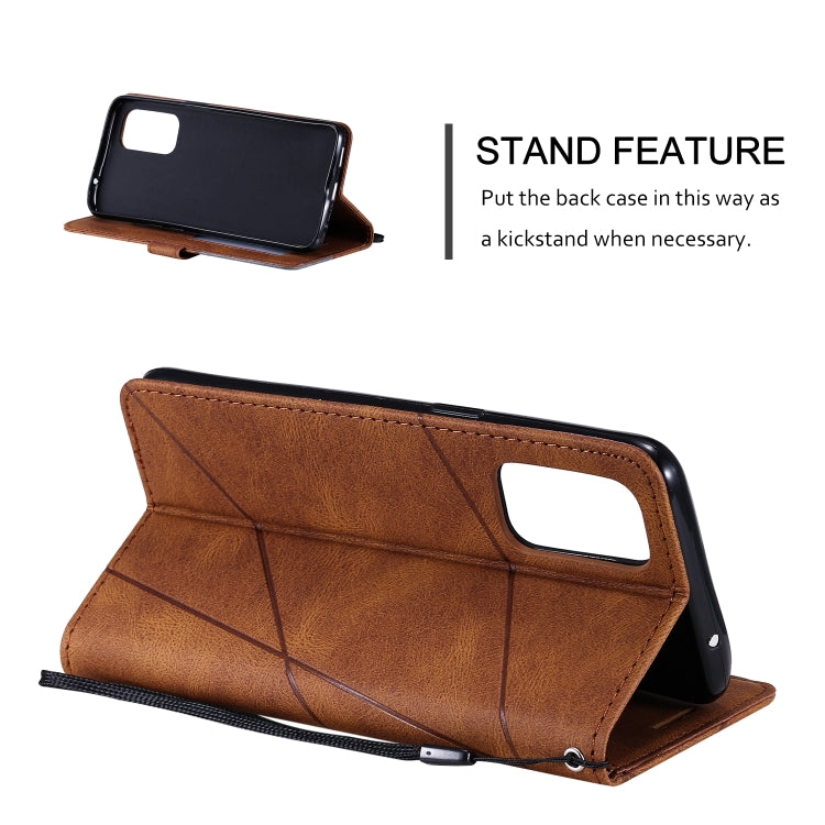 For OPPO Reno5 5G Skin Feel Splicing Horizontal Flip Leather Case with Holder & Card Slots & Wallet & Photo Frame