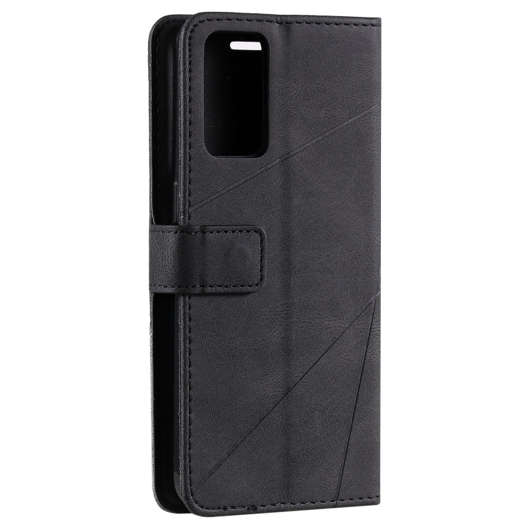 For OPPO Reno6 5G Skin Feel Splicing Horizontal Flip Leather Case with Holder & Card Slots & Wallet & Photo Frame