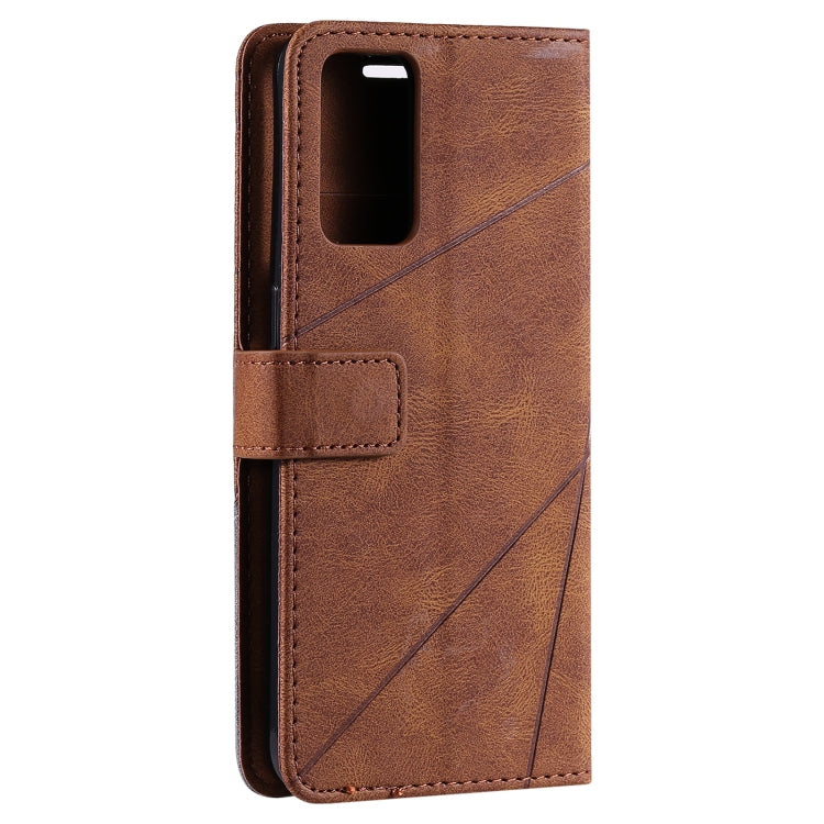 For OPPO Reno6 5G Skin Feel Splicing Horizontal Flip Leather Case with Holder & Card Slots & Wallet & Photo Frame