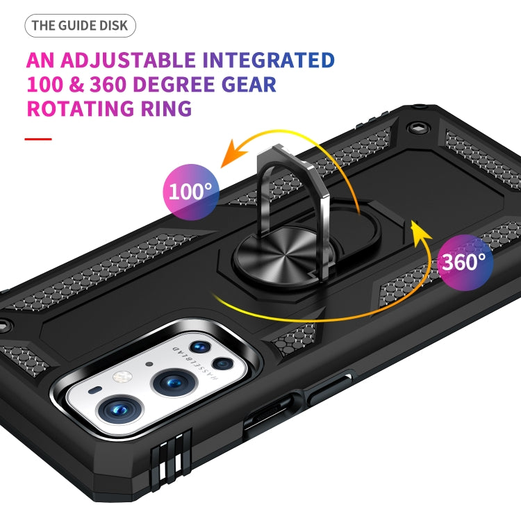 For OnePlus 9 Pro Shockproof TPU + PC Protective Case with 360 Degree Rotating Holder