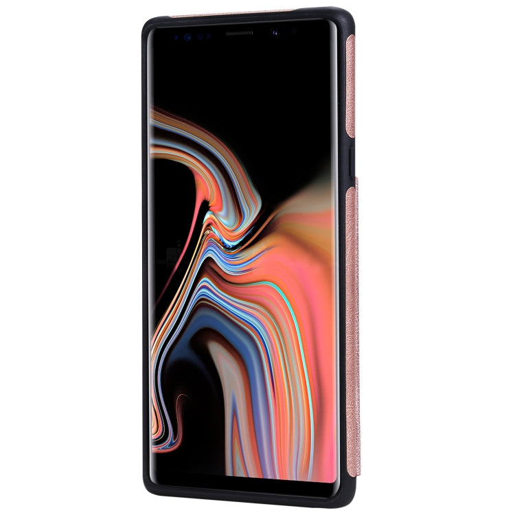 For Galaxy Note9 Solid Color Double Buckle Zipper Shockproof Protective Case